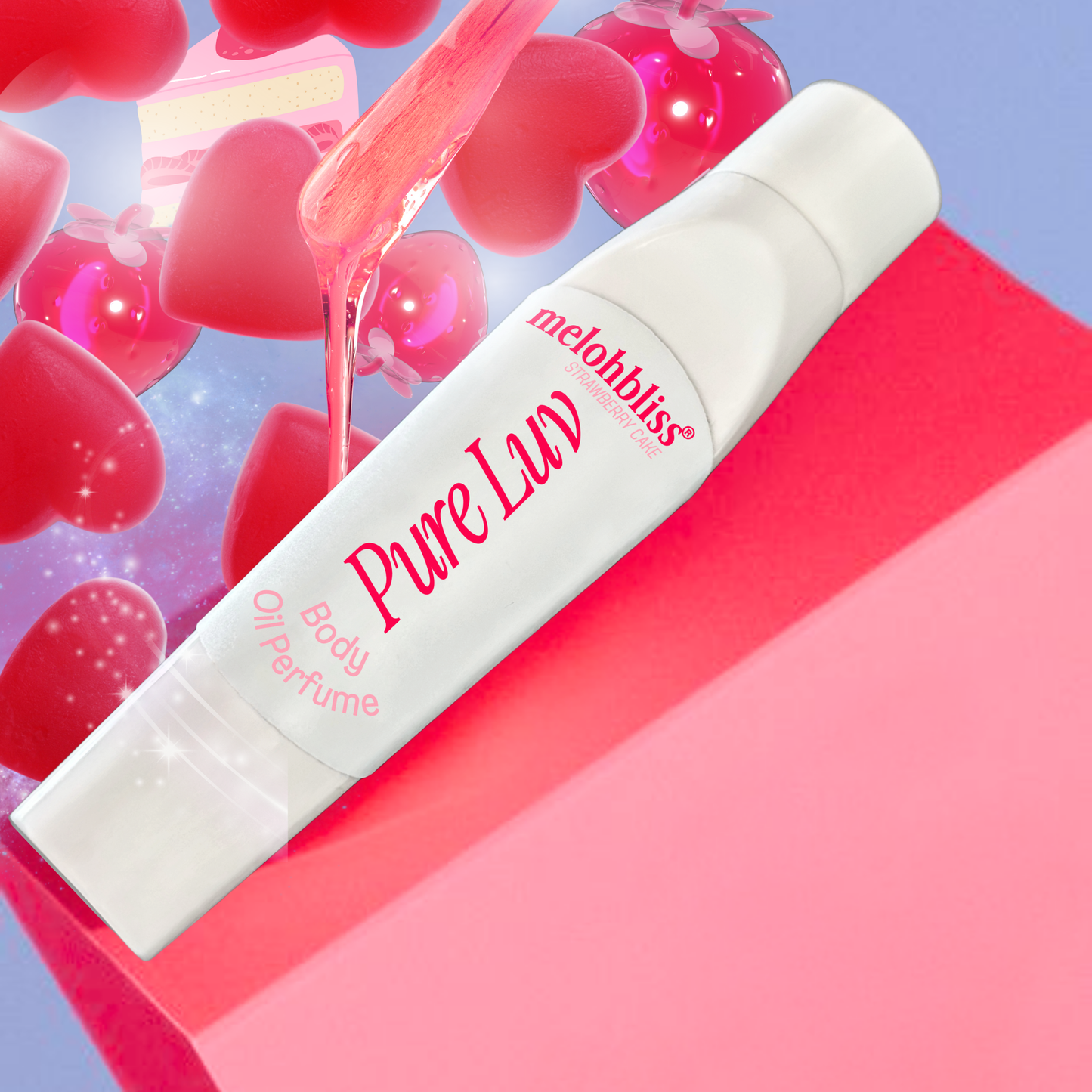 PURE LUV STRAWBERRY CAKE ROLL-ON