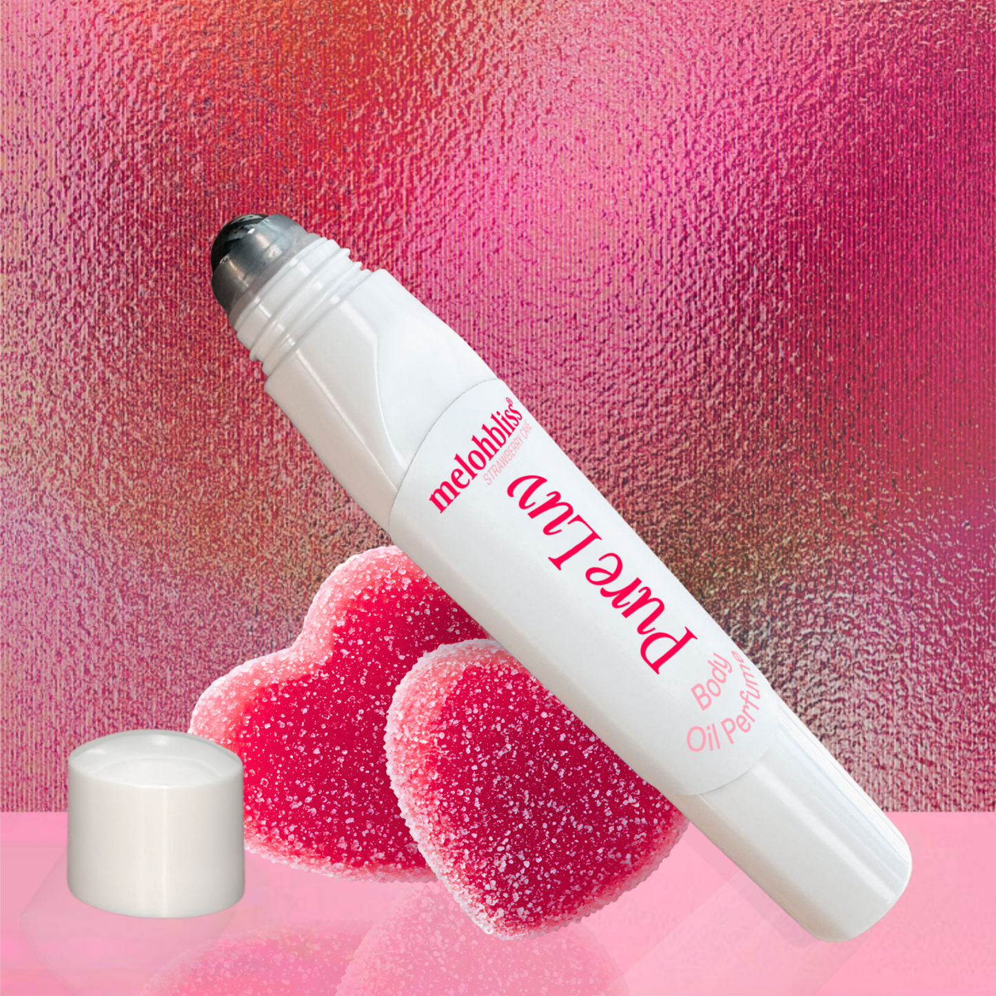 PURE LUV - STRAWBERRY CAKE  PHEROMONE PERFUME OIL (ROLL-ON)